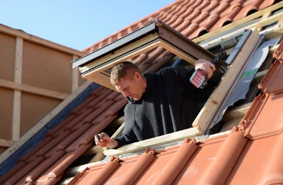 Pose de fenêtres de toit Velux à Bloye